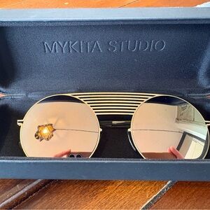 MYKITA Champagne Gold Studio Sunglasses- rare find!